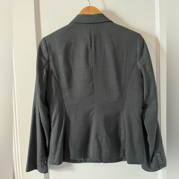 Dark Grey Banana Republic Blazer - 10 Petite - Picture 3 of 4